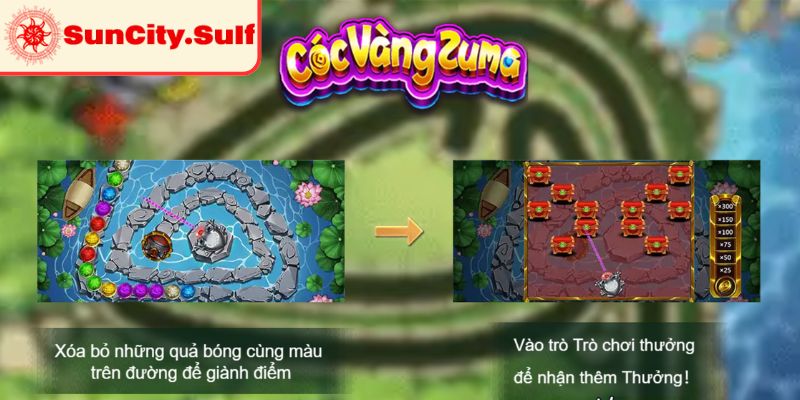Cóc Vàng Zuma SunCity – Trò Chơi Bắn Bi Dành Cho Thành Viên 1 Tổng quan về cơ chế chơi Cóc vàng Zuma SunCity